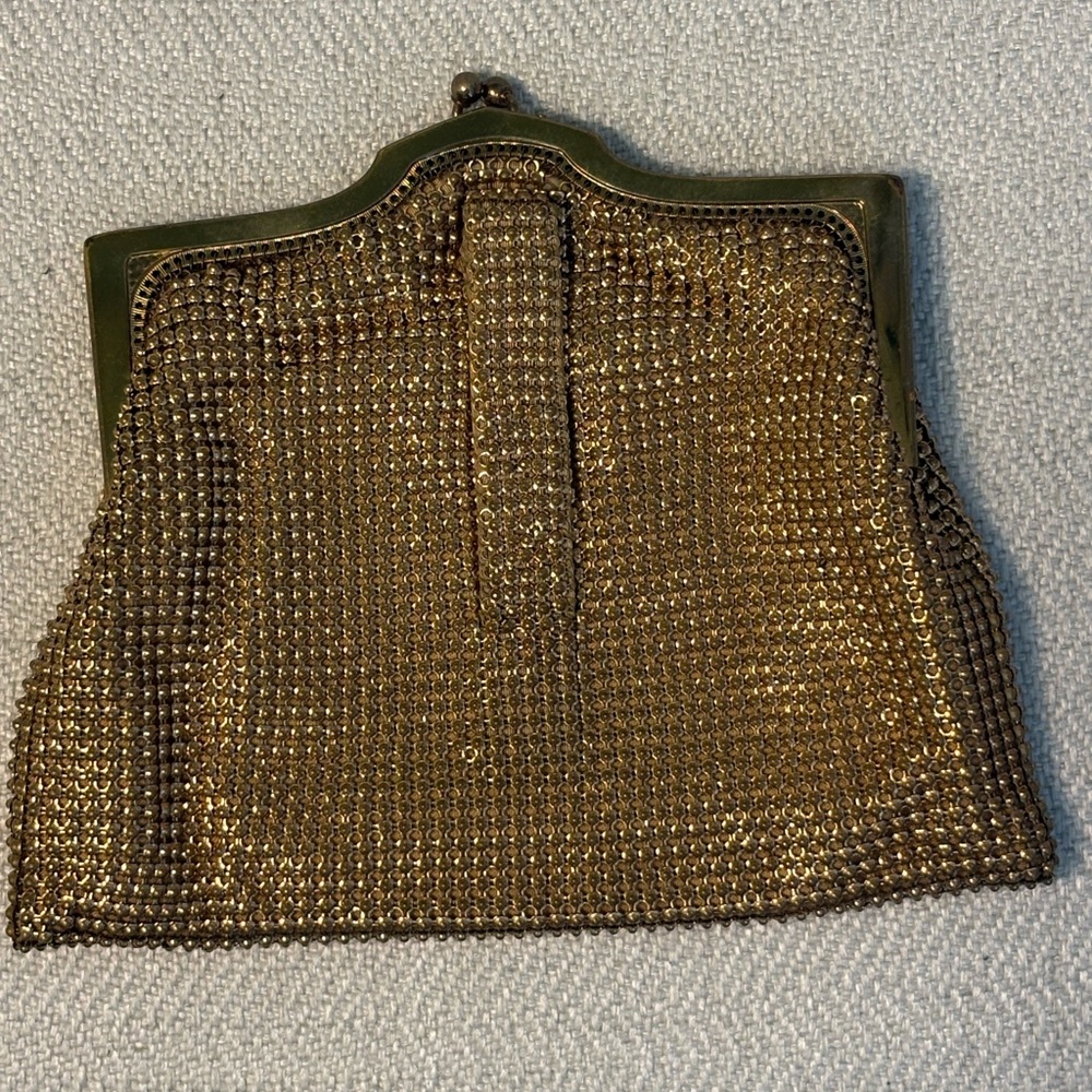 Vintage Gold Mesh Evening Belt Purse/Clutch